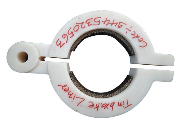 Tin brake liner for oil packaging